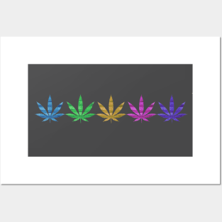 Marijuana Leaves Posters and Art
